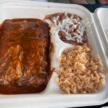 Baja Chalupa's - Enchiladas with rice and beans - Mexican Near Me - Koloa, Hawaii