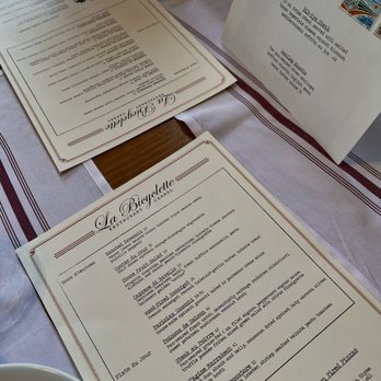 La Bicyclette - Lunch menu - French Near Me - Carmel, California