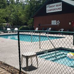 Smoky Bear Campground - Pool time!