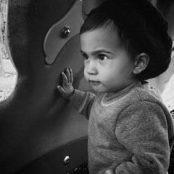 North Star Park - Playing under the climbing dome