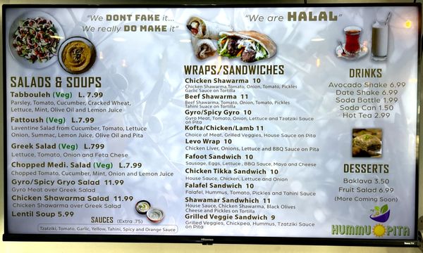 Hummus and Pita by null