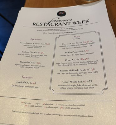 Menu photo 1 NUE Elegantly Vietnamese Falls Church, VA Menu photo 1 NUE Elegantly Vietnamese Falls Church, VA