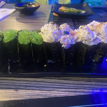 Sushi Alaska - Scallop Mix Nigiri Flying Fish Roe Nigiri - Japanese Near Me - Paradise, Nevada Sushi Alaska - Scallop Mix Nigiri Flying Fish Roe Nigiri - Japanese Near Me - Paradise, Nevada