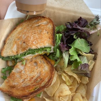 Jubala Coffee - Iced quad mocha and Turkey Avocado sandwich with chips and salad - Coffee & Tea Near Me - Raleigh, North Carolina Jubala Coffee - Iced quad mocha and Turkey Avocado sandwich with chips and salad - Coffee & Tea Near Me - Raleigh, North Carolina