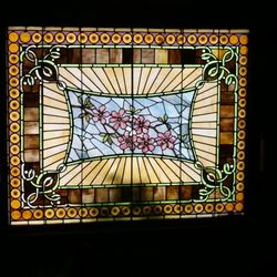 Peter Herdic Inn - 1st floor landing stained glass. Just gorgeous!