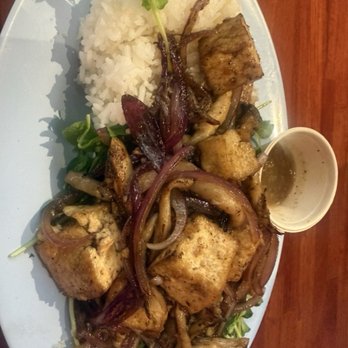 Lunette - Lok Lak (vegan) made with tofu - Cambodian Near Me - San Francisco, California Lunette - Lok Lak (vegan) made with tofu - Cambodian Near Me - San Francisco, California