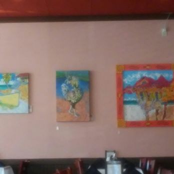 Cactus Flower Cafe - Local artist paintings on the wall owned and operated by Americans made for a nice experience. - Mexican Near Me - Pace, Florida Cactus Flower Cafe - Local artist paintings on the wall owned and operated by Americans made for a nice experience. - Mexican Near Me - Pace, Florida