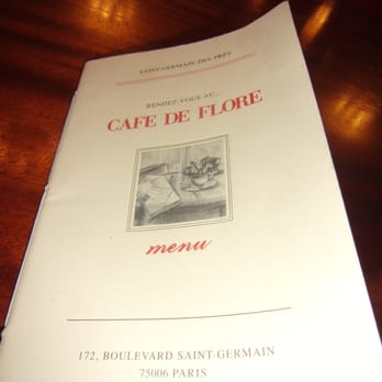 Café de Flore - It's still around for a reason. Why not? - Cafes Near Me - Paris, 75