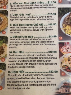 Menu photo 4 Góc Huế Garland, TX