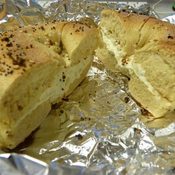 Bagel Bobs - Everything bagel with cream cheese. - Bagels Near Me - New York, New York Bagel Bobs - Everything bagel with cream cheese. - Bagels Near Me - New York, New York