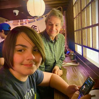 Kin Ramen - My dad and my son at the bar waiting for dinner! - Ramen Near Me - New York, New York Kin Ramen - My dad and my son at the bar waiting for dinner! - Ramen Near Me - New York, New York