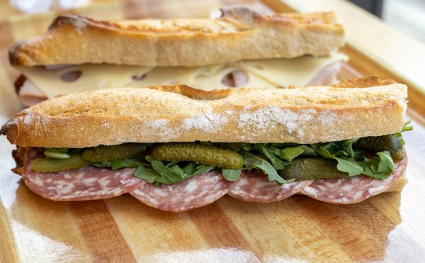 Fresh Baguette by null