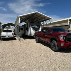 Our Place RV Park - Settled in.