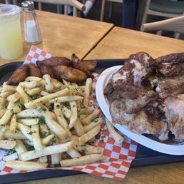 WHOLE CHICKEN with two sides WHOLE CHICKEN with two sides