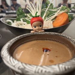 Mokkoji Shabu Shabu - Included sauce & veg