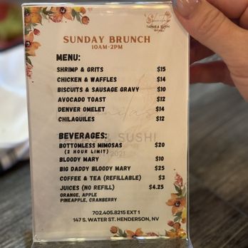 Chinitas - Menu - Sushi Bars Near Me - Henderson, Nevada