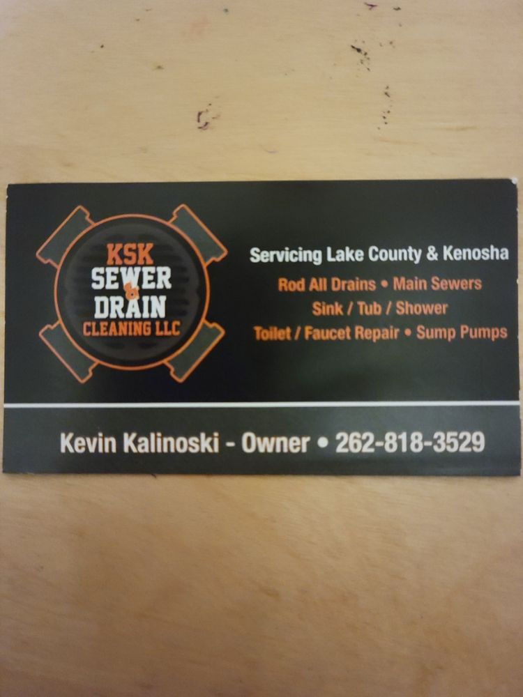 KSK SEWER AND DRAIN CLEANING Updated July 2024 Kenosha, Wisconsin