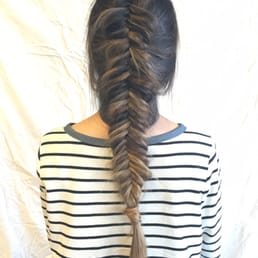 Hannah did a lot of cute hairstyles afterwards!
