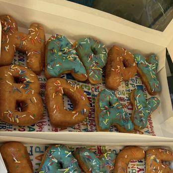Lisa's Donut Alley - Custom happy birthday donuts - Donuts Near Me - Monrovia, California Lisa's Donut Alley - Custom happy birthday donuts - Donuts Near Me - Monrovia, California