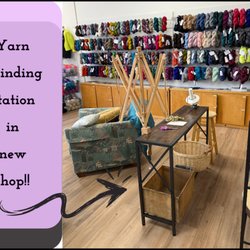 Needle Nook - Yarn Winding Station in new shop (2185 Briarcliff Rd NE)