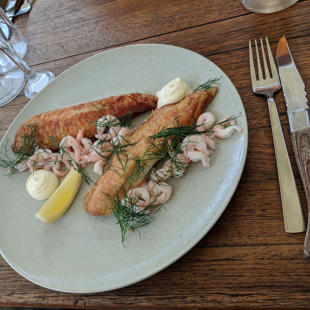 Fish & Shrimps with cress Fish & Shrimps with cress