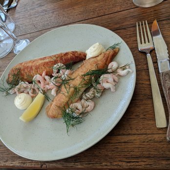 Restaurant Koefoed - Fish & Shrimps with cress - Danish Near Me - Copenhagen, 84 Restaurant Koefoed - Fish & Shrimps with cress - Danish Near Me - Copenhagen, 84