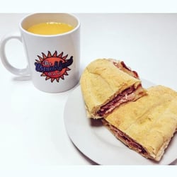 The Breakfast Bar - My Breakfast Delivery; Bacon Sandwich and Orange Juice £3.