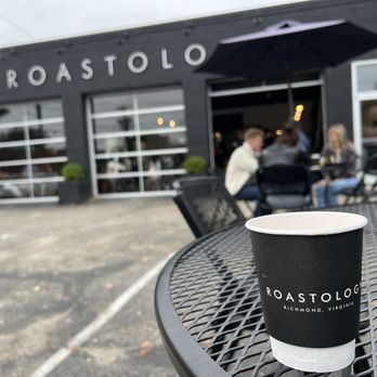Roastology - View of the front of the building from my seat in their patio seating. - Coffee & Tea Near Me - Richmond, Virginia Roastology - View of the front of the building from my seat in their patio seating. - Coffee & Tea Near Me - Richmond, Virginia