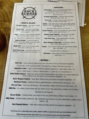The Back Burner Restaurant by null