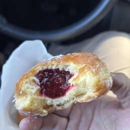Strawberry jelly filled. Smack to as well