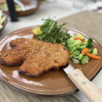 Centro & Storico Cafe - $27 COLETTA (thin fried chicken breast): so flavorful! Doesn't need a sauce, got this with our pasta for more protein. - Italian Near Me - Orange, California