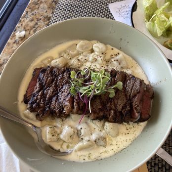 Mrs Potato - Top Sirloin (Picanha) "pee-KAHN-ya" Potato Gnocchi  Truffle sauce - Brazilian Near Me - Orlando, Florida