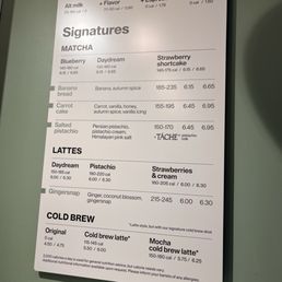 Menu (Nov 2025)