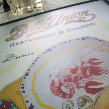 Bella Union - Menu cover - Italian Near Me - Jacksonville, Oregon