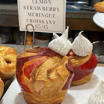 ZARY BAKERY - Strawberry meringue croissant - Bakeries Near Me - Seattle, Washington