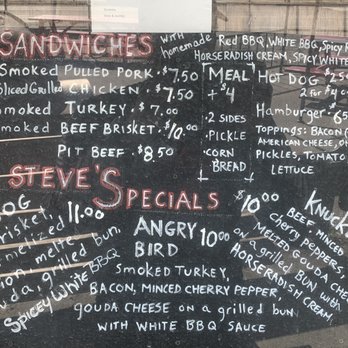 Steve's Backyard Bar-B-Q - Ze Menu - Barbeque Near Me - Whitney Point, New York Steve's Backyard Bar-B-Q - Ze Menu - Barbeque Near Me - Whitney Point, New York