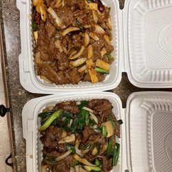 China Delight - Mongolian bbq and ginger beef