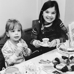 My youngest daughters first time in Canada and to High Tea
