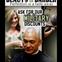 Total E-Clips - Military specials $6 - $9 with a shave Retired Wednesday! $6 men & $10 womens Fridays Civilian men $9, ($11 regular price)