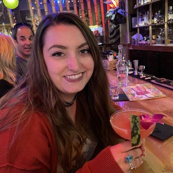 Cane Tiki Room - Wife with the Soju drink - Tiki Bars Near Me - Paso Robles, California Cane Tiki Room - Wife with the Soju drink - Tiki Bars Near Me - Paso Robles, California