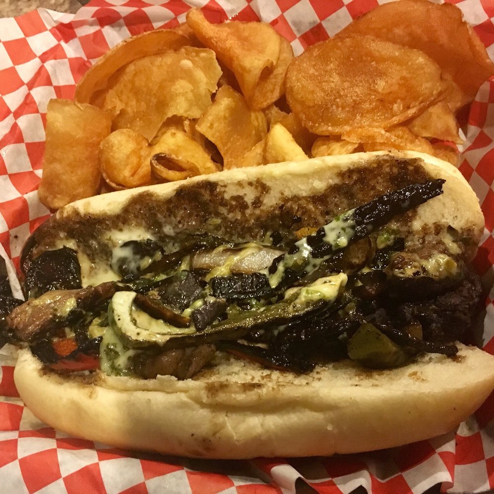 The Angry Elephant - Worst Philly cheesesteak sandwich ever had, some charred slices of onions and peppers, and a couple of chunks of beef. Very disappointing. - American Near Me - San Antonio, Texas The Angry Elephant - Worst Philly cheesesteak sandwich ever had, some charred slices of onions and peppers, and a couple of chunks of beef. Very disappointing. - American Near Me - San Antonio, Texas