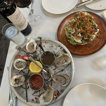 Saltbrick Prime - Half dozen oysters & wedge salad - Steakhouses Near Me - Branford, Connecticut