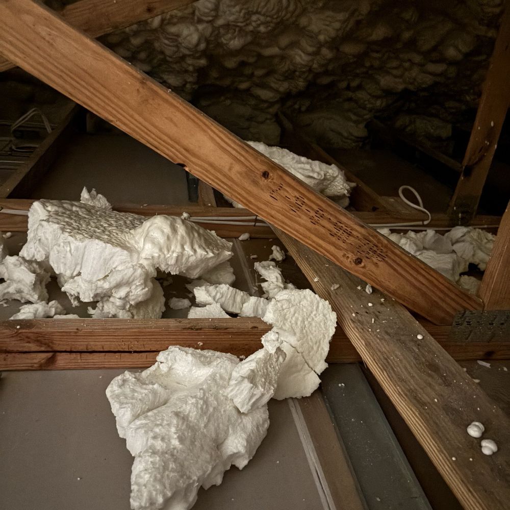 National Renewable Energy Partners - Hunks of spray foam that were cut out of my roof - Solar Installation Near Me - Cincinnati, Ohio National Renewable Energy Partners - Hunks of spray foam that were cut out of my roof - Solar Installation Near Me - Cincinnati, Ohio