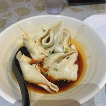 J-Bistro - Spicy Wonton in Sichuan Hot Sauce - Chinese Near Me - Atlanta, Georgia