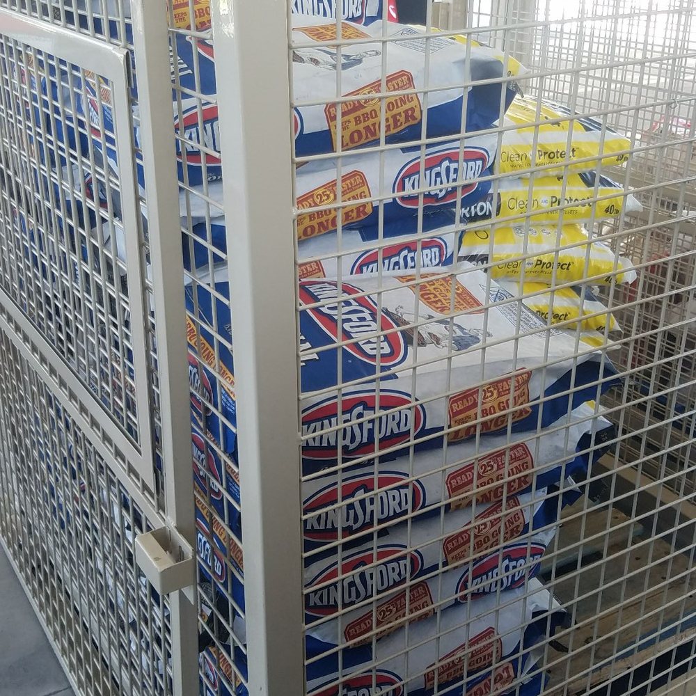 Fry's Fuel Center - Wire bins have charcoal and fire wood - Gas Stations Near Me - Tucson, Arizona