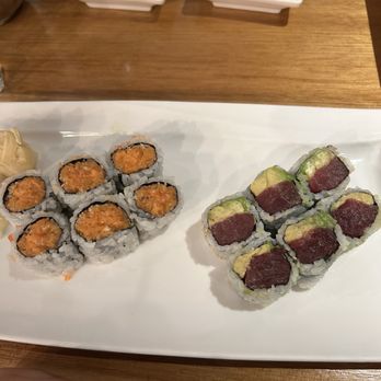 Aji Sushi - Tuna Avocado Roll  Spicy Crunchy Salmon Roll - Sushi Bars Near Me - New York, New York