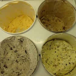 Harvest Moon Ice Cream Shop - Summertime Peach, Mocha Almond Fudge, Cookies and Cream, Cookie Dough