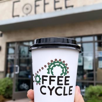 Coffee Cycle - Decaf latte (yes DECAF) - Coffee & Tea Near Me - San Diego, California