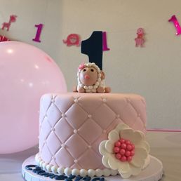 The front of the birthday cake. Costs me $93 for a 6 inch cake which isn't fit my request and taste dry and over sweet. The front of the birthday cake. Costs me $93 for a 6 inch cake which isn't fit my request and taste dry and over sweet.