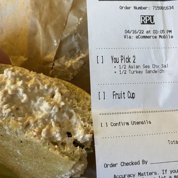Panera Bread - Gave me a tuna sandwich when I ordered turkey - Sandwiches Near Me - Aurora, Illinois Panera Bread - Gave me a tuna sandwich when I ordered turkey - Sandwiches Near Me - Aurora, Illinois